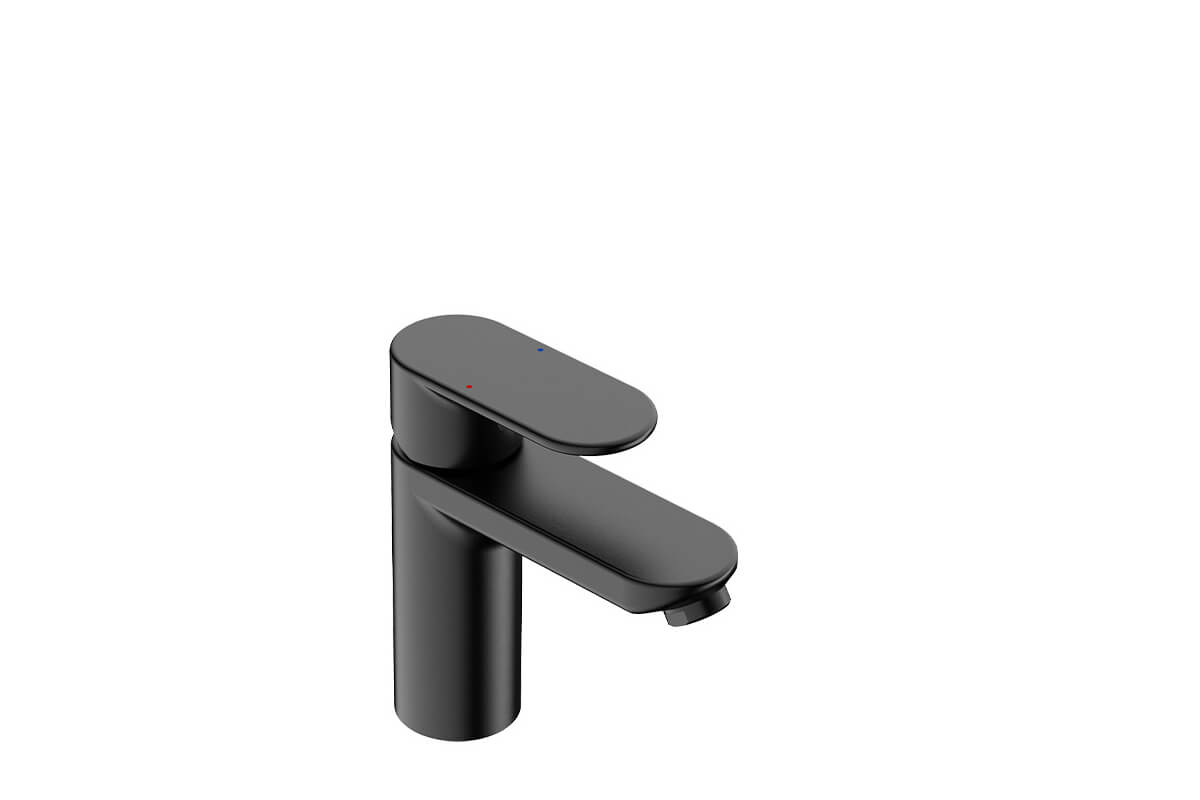 SOLACE Basin mixer short 110mm -matt black