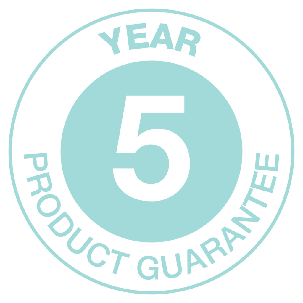 Feature Icon 5 Year Product Guarantee