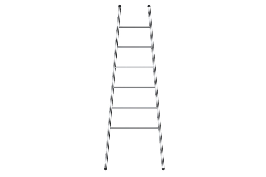 FELICITY Ladder Rail 6 Bar Round (2062) LIQUIDRed RSA