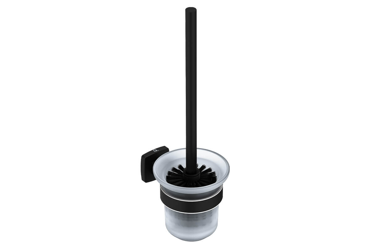 INTEGRITY Toilet brush and holder -matt black