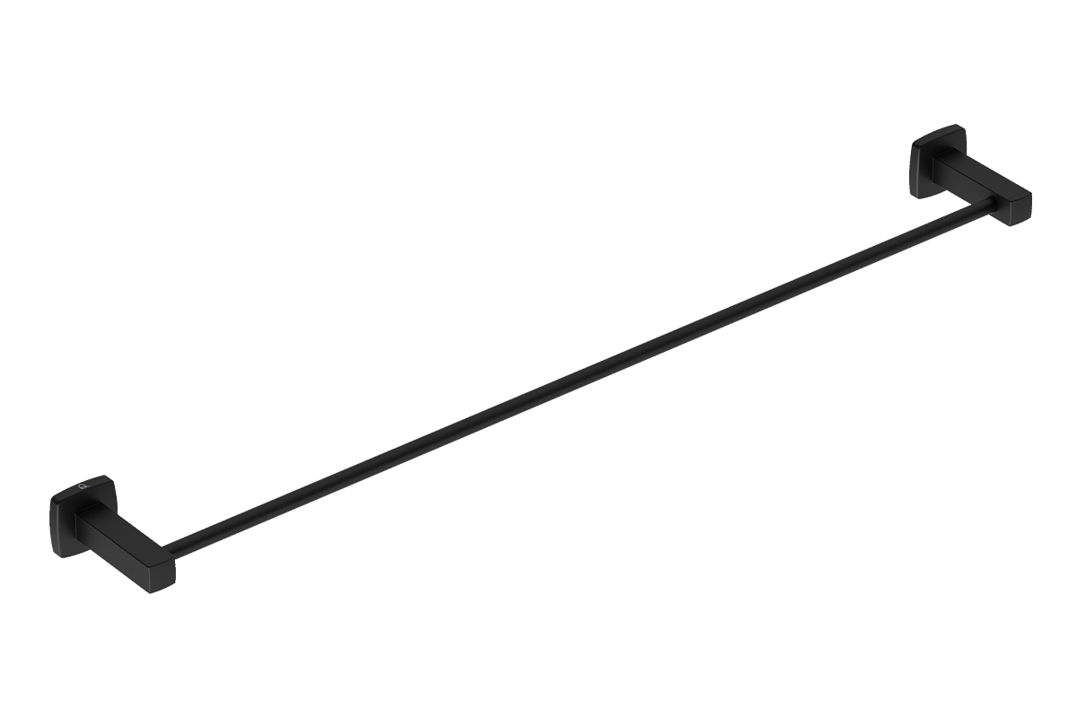 INTEGRITY Single towel rail 800mm -matt black
