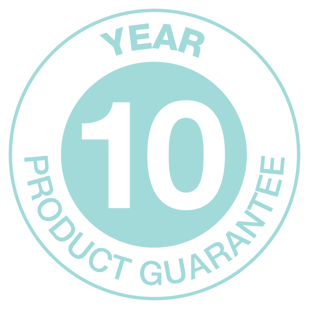 Feature Icon 10 Year Product Guarantee