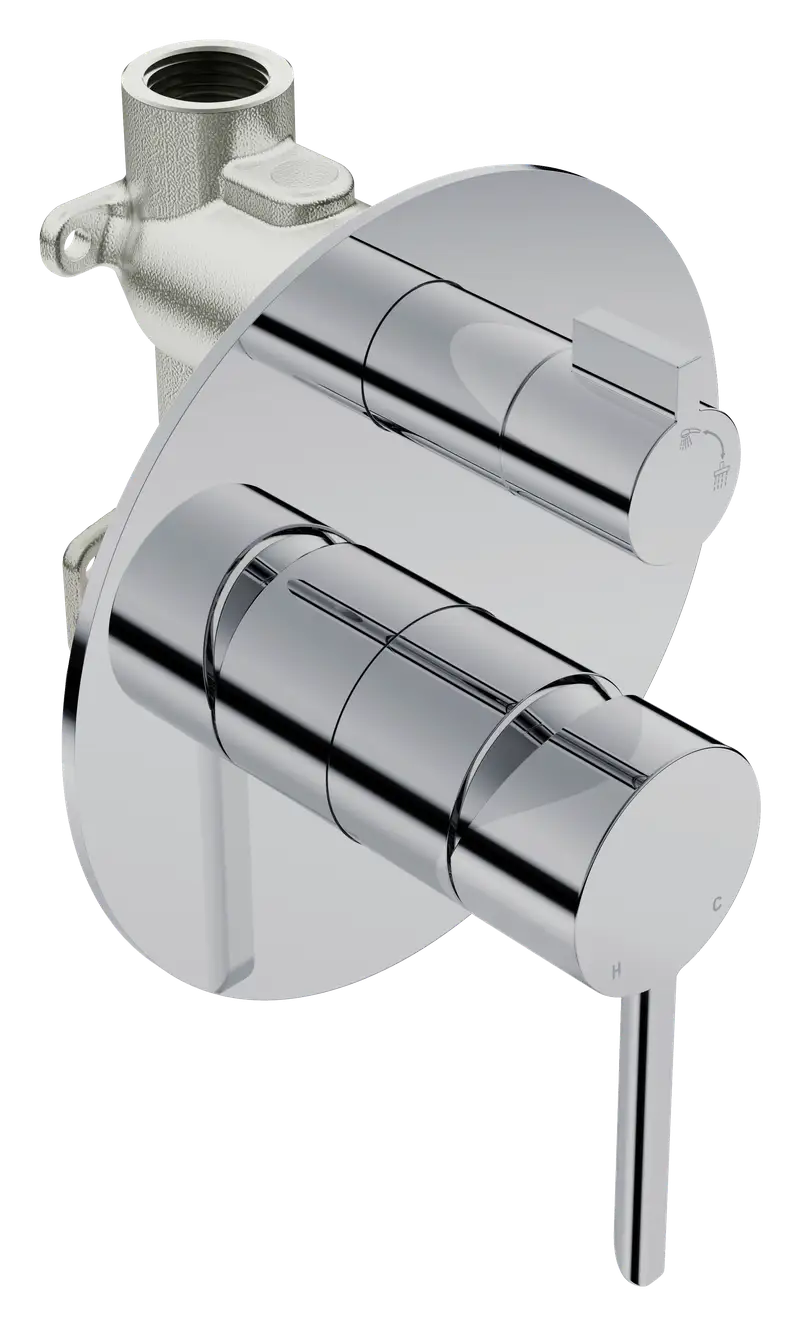 STILO Shower Mixer wDivert + Concealed Body (1412)